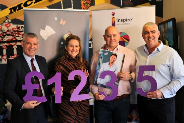 Funds raised for local charity Inspire